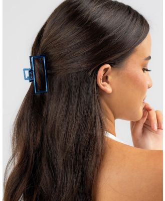 Karyn In LA Girl's Rectangle Hair Claw Clip in Blue