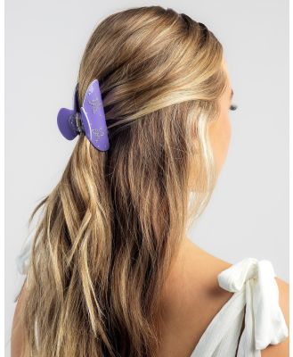 Karyn In LA Girl's Willow Hair Claw Clip in Purple
