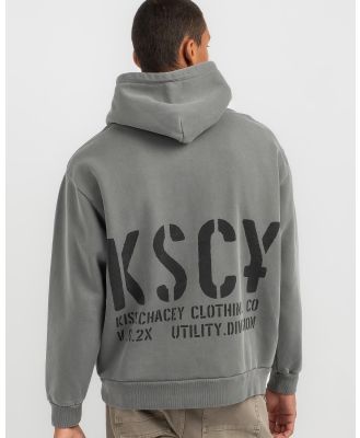 Kiss Chacey Men's Efficacy Heavy Relaxed Hoodie in Grey