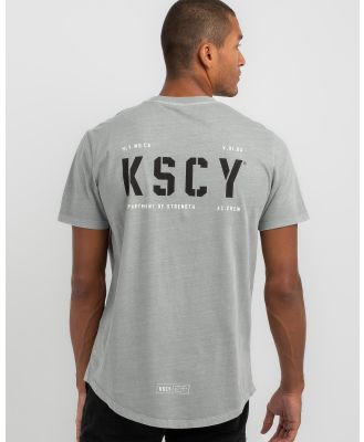 Kiss Chacey Men's Lambert Dual Curved T-Shirt in Grey