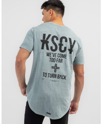 Kiss Chacey Men's The Darkside Dual Curved T-Shirt in Grey