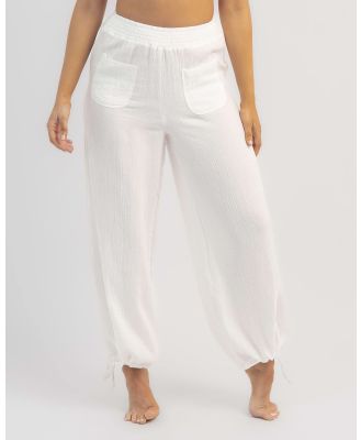 Label Of Love Women's Summer Beach Pants in White