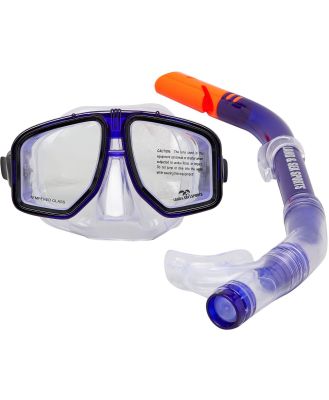 Land & Sea Sports Atoll Mask & Snorkel Set in Blue