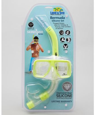 Land & Sea Sports Bermuda Mask & Snorkel Set in Yellow