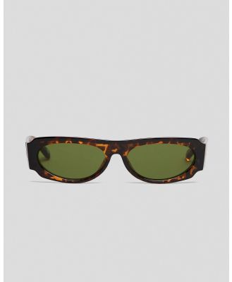 Le Specs Women's Long Nights Sunglasses in Tortoise