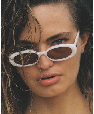 Le Specs Women's Outta Love Sunglasses in White