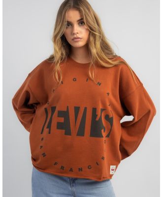 Levi's Women's Graphic Mabel Sweatshirt in Brown