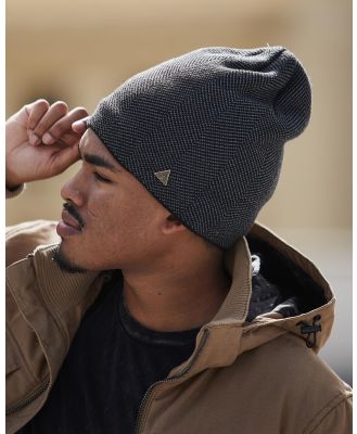 Lucid Men's Algid Beanie Hat in Black