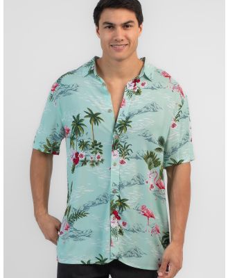 Lucid Men's Arcade Short Sleeve Shirt in Green