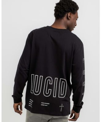 Lucid Men's Avenues Long Sleeve T-Shirt in Black