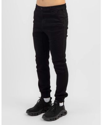 Lucid Men's Combination Jeans in Black