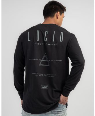 Lucid Men's Darkening Long Sleeve T-Shirt in Black