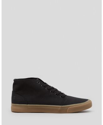 Lucid Men's Dutton Hi-Top Shoes in Black