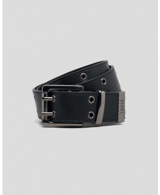 Lucid Men's Embellished Belt in Black