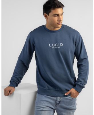 Lucid Men's Exile Crew Sweatshirt in Blue