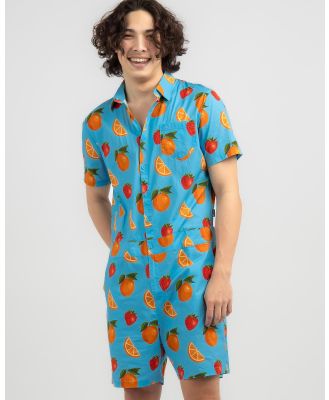 Lucid Men's Fruity Romper in Blue