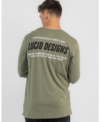 Lucid Men's Moonlight Long Sleeve T-Shirt in Green