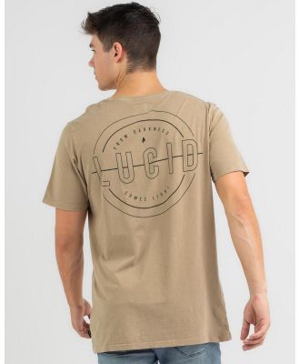 Lucid Men's Round Up T-Shirt in Natural