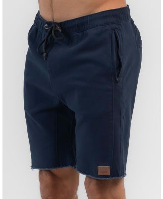 Lucid Men's Sections Mully Shorts in Navy