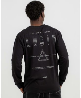 Lucid Men's Shadows Long Sleeve T-Shirt in Black