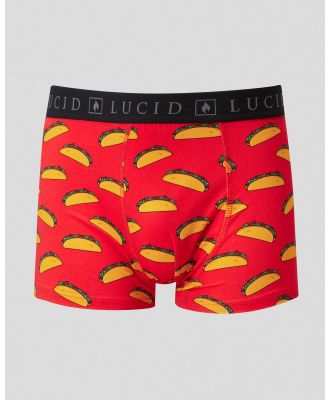 Lucid Men's Taco Fitted Boxers in Red