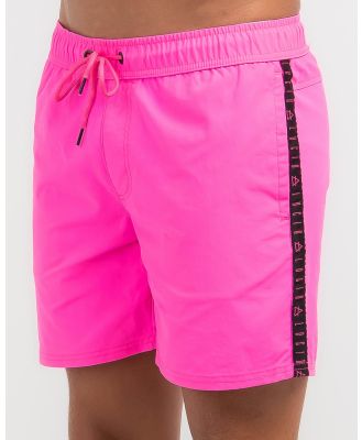 Lucid Men's Taped Mully Shorts in Pink
