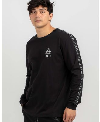 Lucid Men's Vigorous Long Sleeve T-Shirt in Black