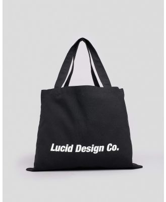 Lucid Stow Canvas Tote Bag in Black
