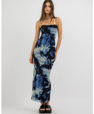 Luvalot Women's Hannah Maxi Dress in Blue