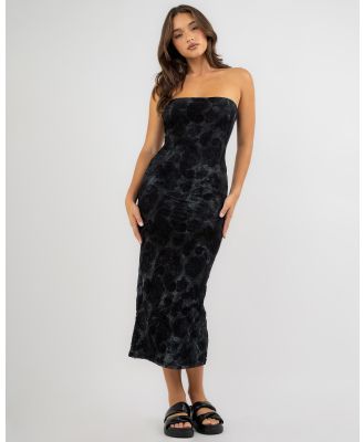 Luvalot Women's Luna Midi Dress in Black