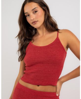 Luvalot Women's Scarlett Top in Red