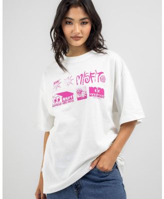 M/SF/T Women's Hood Watch Os T-Shirt in White