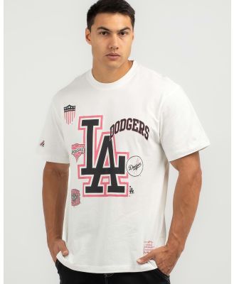 Majestic Men's La Dodgers Mlb Logomania T-Shirt in White