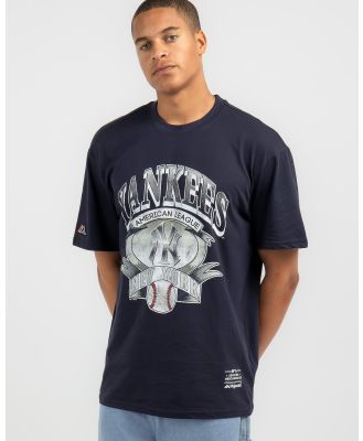 Majestic Men's Ny Yankees Vintage Banner T-Shirt in Navy