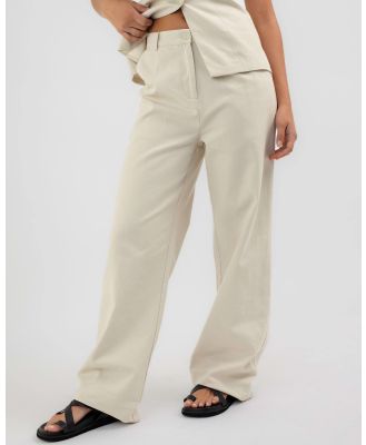 Mi Obsession Women's Vogue High Waist Pants in Natural