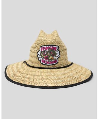 Milton Mango Men's Fangin 3 Straw Hat in Natural