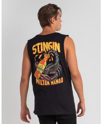 Milton Mango Men's Stingin' 3 Muscle Tank Top in Black