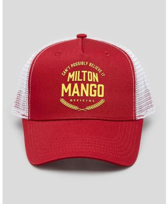 Milton Mango Men's The Paddo Trucker Cap in Red