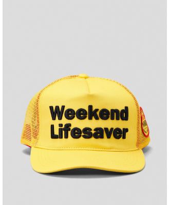 Milton Mango Men's Weekend Lifesaver Trucker Cap in Yellow