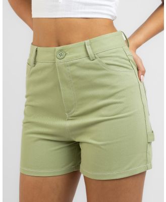 Mint Vanilla Women's Bailee Shorts in Green