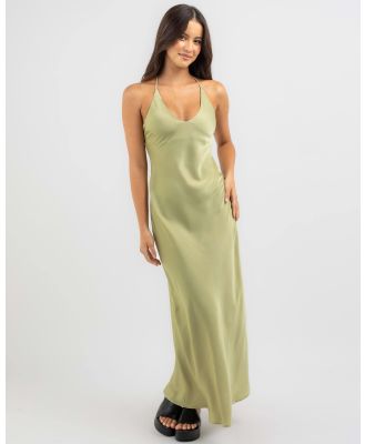 Mint Vanilla Women's Evelyn Maxi Dress in Green
