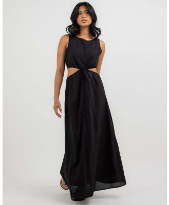 Mint Vanilla Women's Raven Maxi Dress in Black