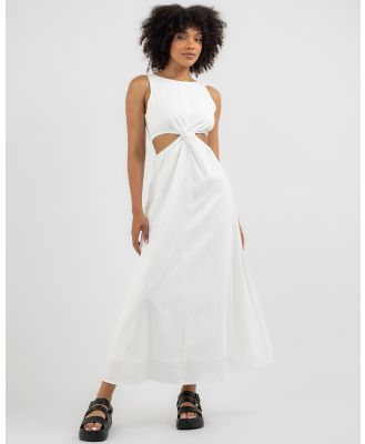 Mint Vanilla Women's Raven Maxi Dress in White