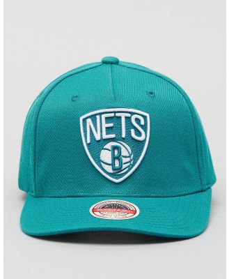Mitchell & Ness Men's Brooklyn Nets Verdigris Snapback Cap in Blue