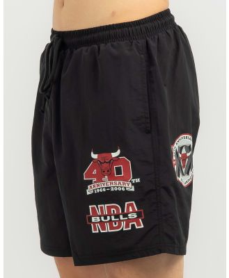 Mitchell & Ness Men's Chicago Bulls Where You At Shorts in Black