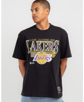 Mitchell & Ness Men's La Lakers Underscore T-Shirt in Black