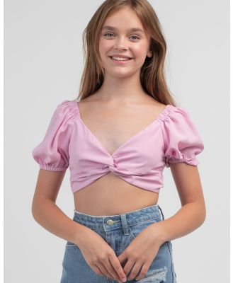 Mooloola Girls' Carolina Top in Pink