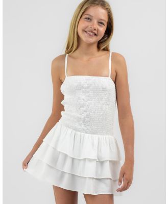 Mooloola Girls' Lulu Dress in White