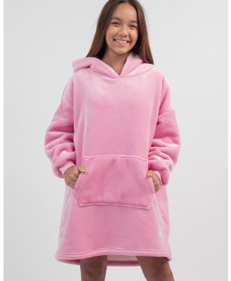 Mooloola Girls' One More Time Hooded Blanket in Pink
