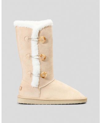 Mooloola Women's Blizzard 2.0 Slipper Boots in Natural